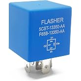5 pin 12 Volt Turn Signal Flasher Relay for Lights Compatible with Ford 1995-2014 F350 F150 F250 F350 Super Duty Escape Excursion Expedition 5C3T-13350-AA F65B-13350-AA Hazard Warning Relay