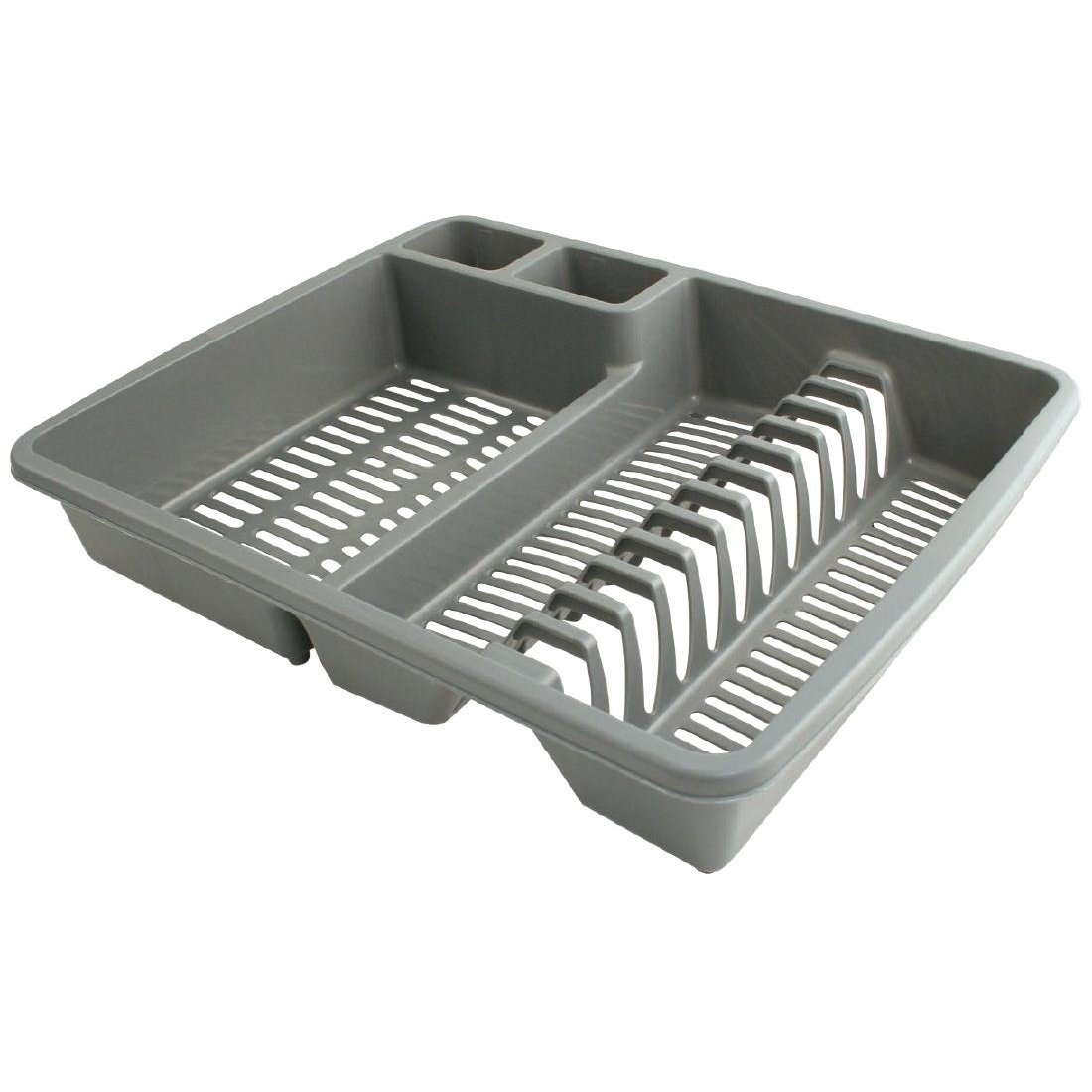 Jantex Crockery Drainer 80X470X370mm Cleaning Equipment Cutlery Holder Assorted Colour