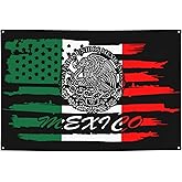 Mexico Flag 4x6 ft Garden Banner with 4 Holes Indoor Outdoor Perfect Decoration