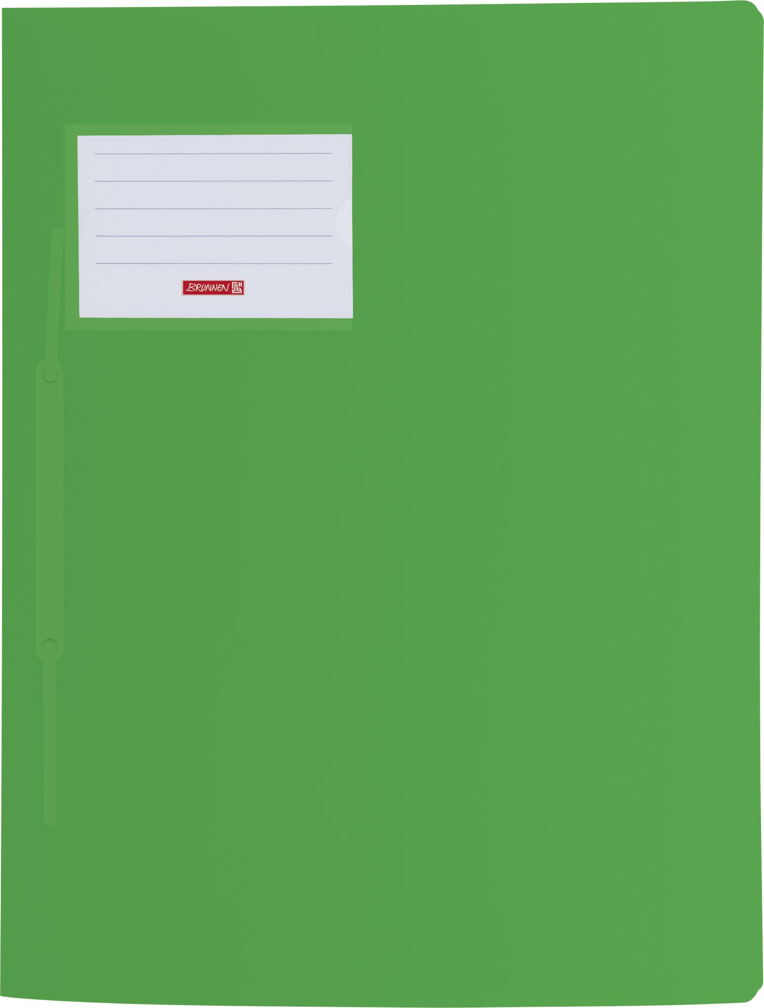 Brunnen Fact! Polypropylene Folder A4 24 x 34 cm Translucent Coloured singolo Green