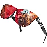 ROCKNIGHT Driving Fashion HD Polarized UV400 Protection Anti Glare Sunglasses TR90 Frame Lightweight Beach Hiking