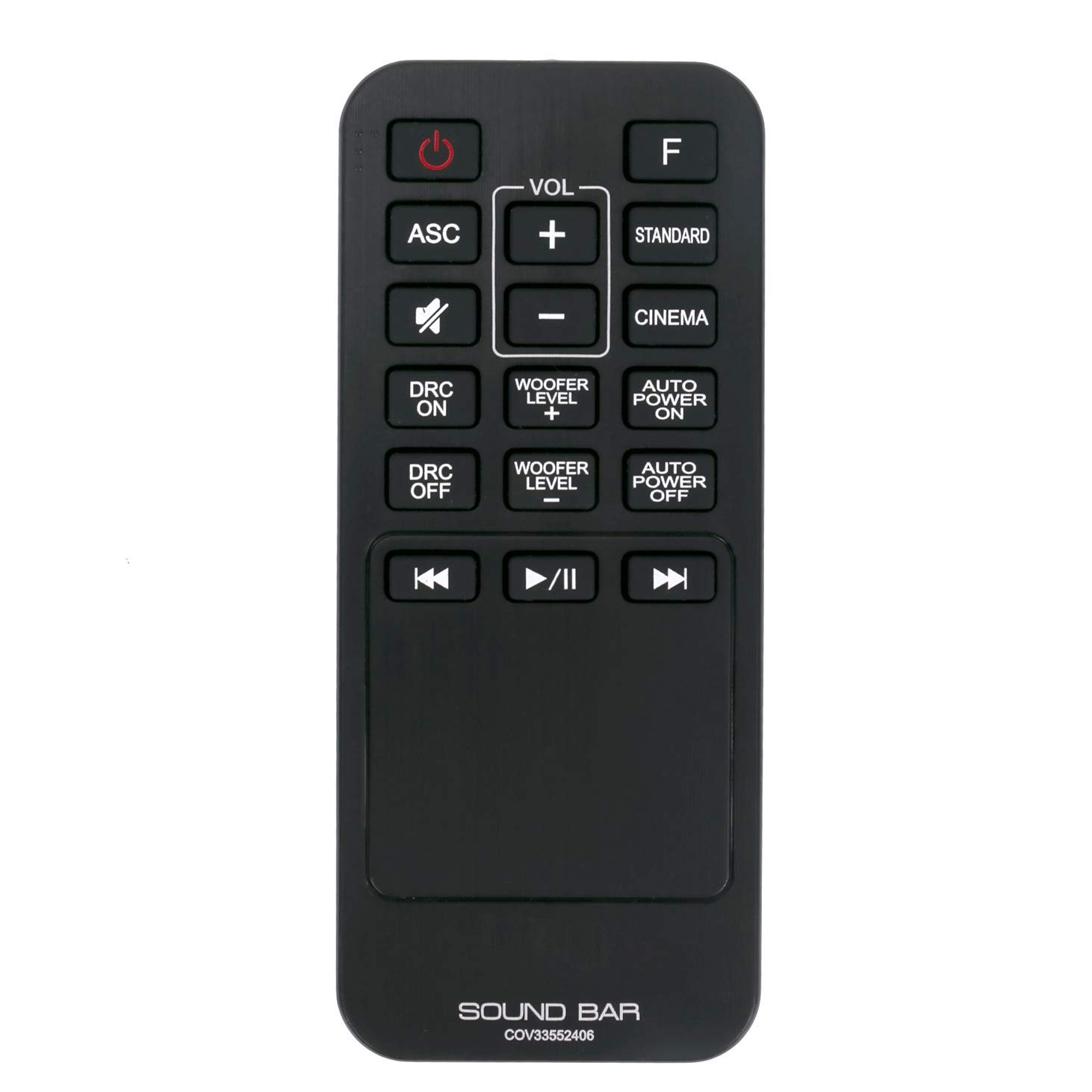 VINABTY COV33552406 Replacement Remote Control for LG Soundbar Speaker System SH2 LAS453B SPH2B-P SH3B SPH3B-W LAC553B S45A1-D SH6