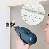 SZXMDKH 100 Pcs White Plastic Hinged Screw Caps 0.34 Inch Snap-On M4 view 5