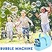Supkiir Bubble Machine, Automatic Bubble Blower Portable Auto Bubble Maker Powered by Plug-in or Batteries