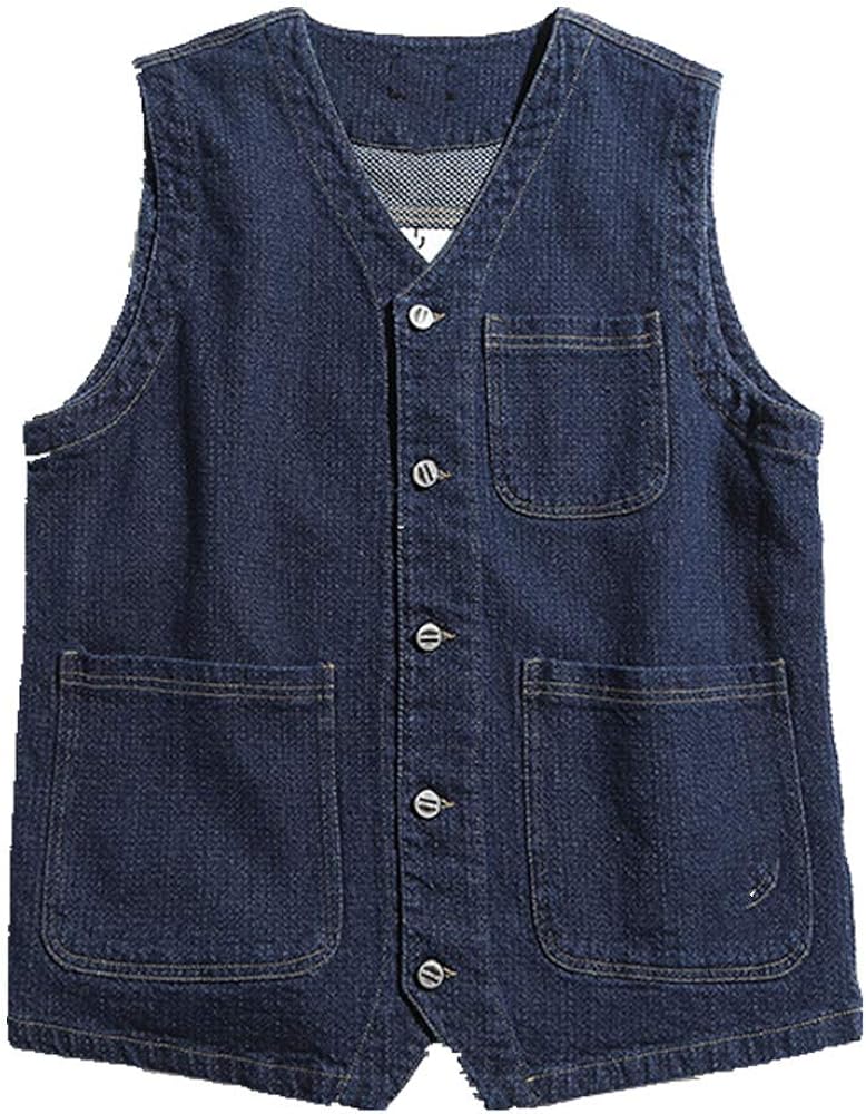 denim waistcoat new look