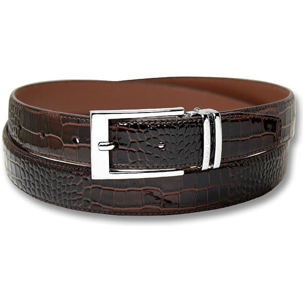 Biagio Croc Embossed DARK BROWN Men display picture 3