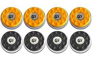 TORPSPORTS (Dia.58mm)2-1/4'' Shuffleboard Pucks, Matt Surface Set of 8 Orange/Black