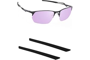 Handwith 1 Pairs Soft Silicone Sunglass Ear Socks for Oakley Wire Tap 2.0 OO4145/Wire Tap 2.0 RX OX5152, Anti-Slip Comfort Fi