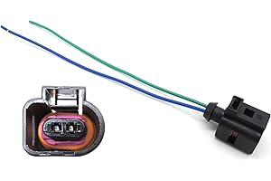 HiSport 1J0 973 702 1J0973702 Female Connector Harness Plug Replacement for VW Jetta Golf MK4 MK5 B5 Beetle 1 PC