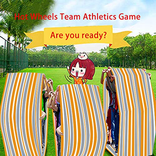 LUMAMU Learning Activity Fun Playing Run Mat,Kids Outdoor Relay Race Rolling Mat,Games for Obstacle Course,Team Building and Adults Field Day - Thumbnail 6