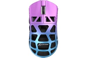 ATTACK SHARK R3 46g Superlight Magnesium Alloy Wireless Gaming Mouse, BT/2.4Ghz/Wired Computer Mouse, 8000Hz Wireless Polling