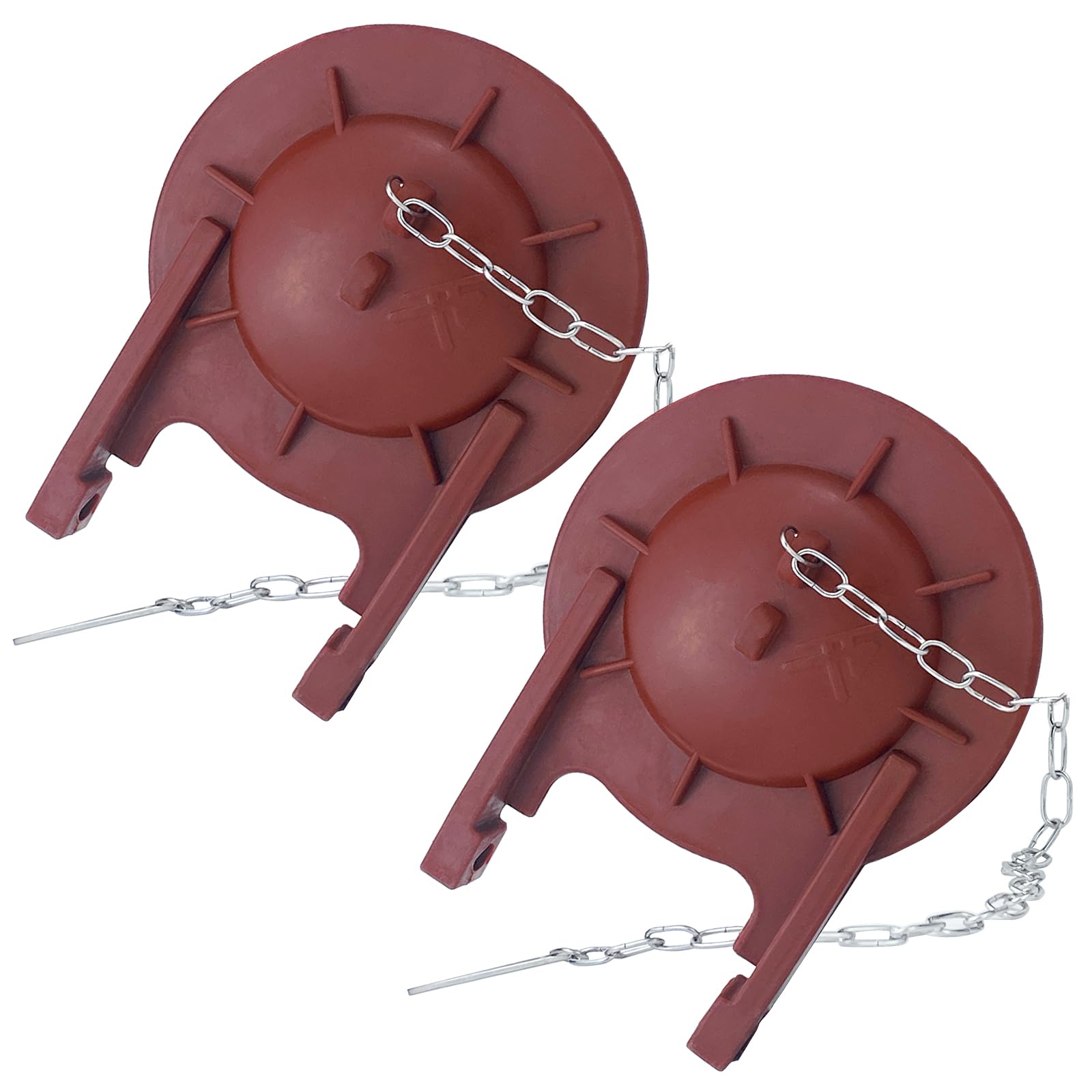Photo 1 of 2 Pack THU499S 3 Inch Values Toilet Flapper Replacement, Toilet Flusher Valve Kit Exact Fit for THU175S, 2021BP, G-Max, THU331S, Includes Stainless Steel Chain