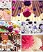 Kubert® 18pcs Mixed Sizes 8'' 10'' 14'' Premium Tissue Paper Pom-poms Flower Ball Wedding Party Outdoor Decoration - Royal Blue, Gold & White