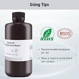 ELEGOO 405nm Rapid UV Resin 1000G LCD 3D Printer Photopolymer Translucent view 3