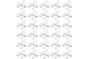 SKRNRHRERY Nylon Control Horn, 30pcs Four-Hole Rudder Angle, 1.81 inches high and 0.04 inches Thick, Used for Control Horn Kits of KT Model Aircraft, Such as Rudder and aileron.