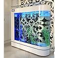 Upright Fish Tank Big Fishbowl Glsaa Bar for Patios Living Office Room and Kitchen