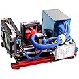 ITX Case ATX Test Bench PC Case, Acrylic Accessories DIY Open Aluminum Alloy Frame, Open Chassis Mining Rig Frame, for ITX Motherboard PC Computer ATX Power Supply