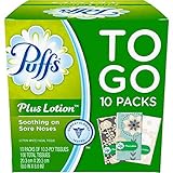 Puffs Plus Lotion Travel-Size Pocket Facial Tissues