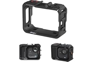 Cage for Insta360 Go Ultra Accessories, Protective Horizontally-Vertically Shoot Case for Insta360 Go Ultra, with Cold Shoe M