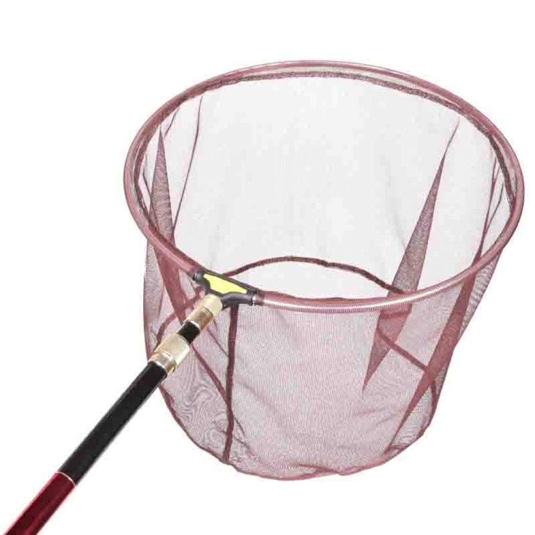 B07q71lds9 2 1m inch ナイロンメッシュ滑り止めタモ網安全キャプチャとリリース 2 1m inch 軽量 スケーラブル飛行玉網 釣りネット Hsbais 玉網 あすつく Unimet Pe