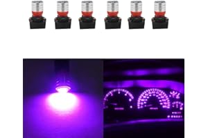 WLJH PC195 PC194 PC168 Instrument Cluster Led Bulbs Lights T10 194 Bulb Twist Locks Socket Base Dash Light Dashboard Panel Ga