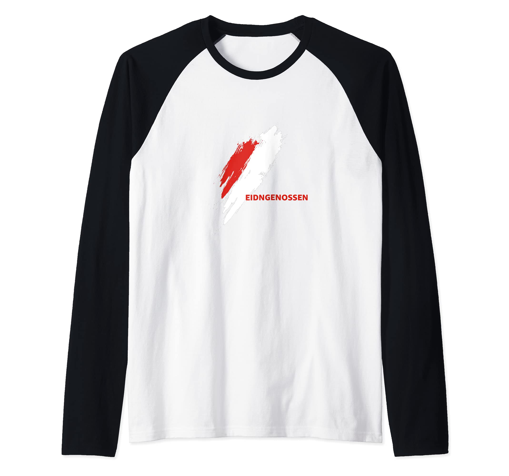 Flag Swiss Raglan Baseball Tee
