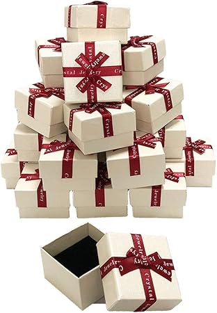 Amazon Iikuru ギフトボックス アクセサリー ラッピング ラッピングボックス リボン 箱 パッケージ プレゼント 包装 贈り物 24個セット Y172 ラッピングペーパー 文房具 オフィス用品