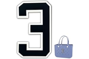 TOYORK Bag Charms for Bogg Bag,Decorative Bog bag Accessories Insert Number Charm for Original Bog Rubber Beach Tote