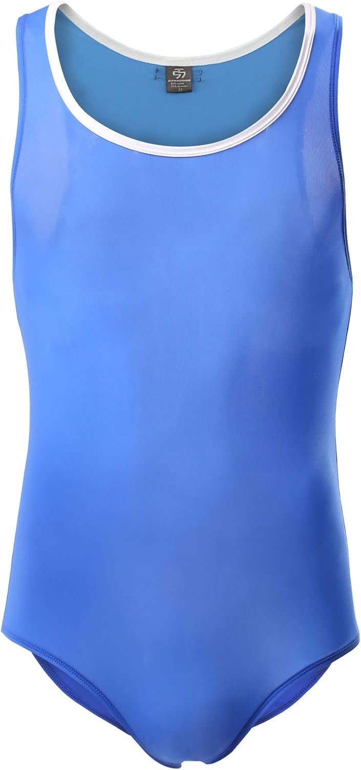 YUYANG Mens Bodysuit Jumpsuit Underwear Briefs Singlet Leotard Swimwear Jockstrap: Clothing