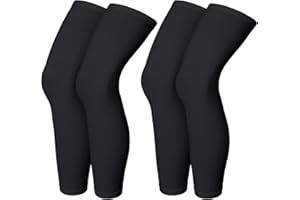 Skylety Compression Leg Sleeve Full Length Leg Sleeves Sports Cycling Leg Sleeves for Men Women, Running, Basketball
