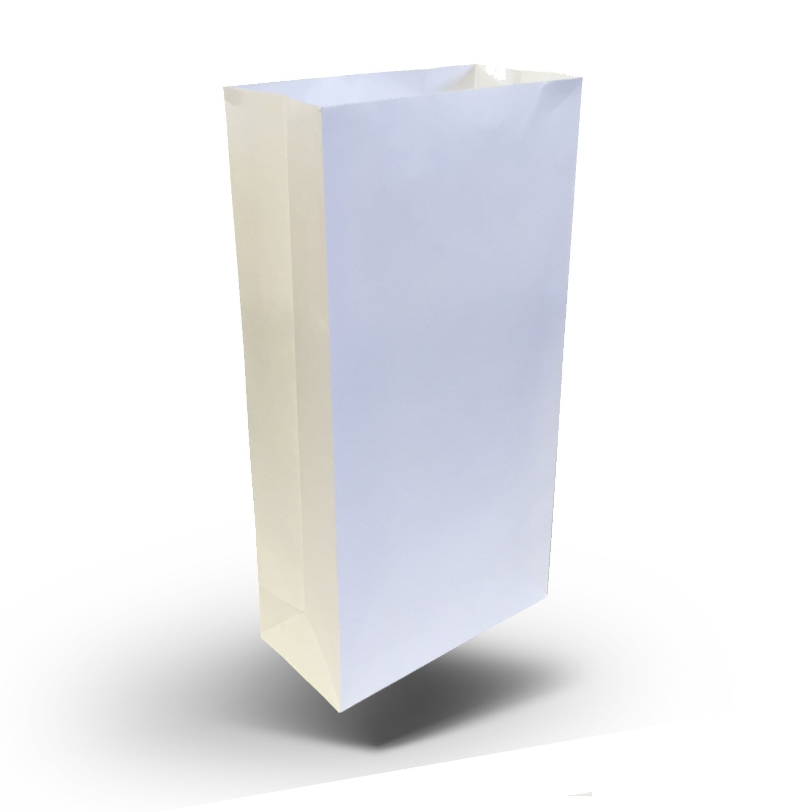 Qualicare 10 x QUALITY PREMIUM THICK POLY LINED TRAVEL SEA CAR SICK VOMIT WHITE PAPER BAG BAGS 23.5 X 12CM