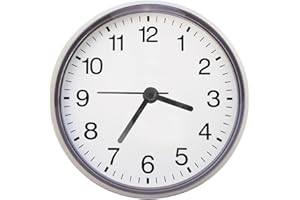 AOZBZ Shower Clock - Waterproof Bathroom Clock with Suction Cup Wall Mount Battery Operated Small Clock for Bathroom, Toilet, Kitchen