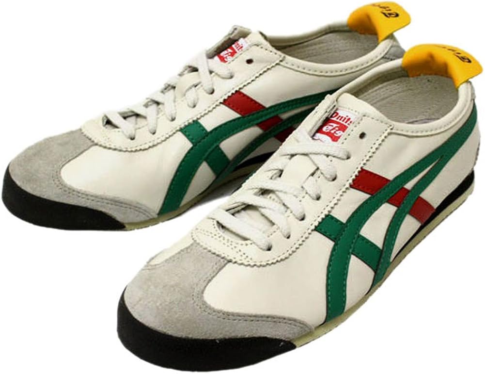 Amazon (オニツカタイガー) Onitsuka Tiger THL2021684 MEXICO 66(メキシコ66) BIRCHxGREEN OT007 23cm シューズ＆バッグ