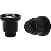 Virello 2Pcs AAA Battery Push Button Igniter Cap with Spring, Ignitor Button Switch Replacement for Gas Fire Pits, BBQ Grills, Spark Generators