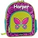 Crocodile Creek Personalized Kids Butterfly School or Travel Backpack - 14 Inches