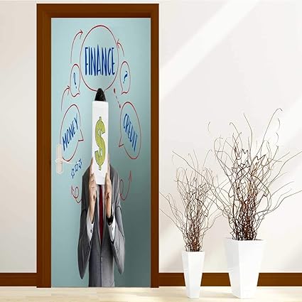 Amazon Com Scocici1588 Door Sticker Wall Murals Decals Investment - 