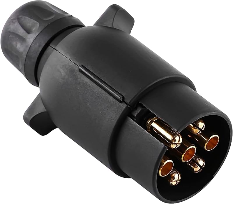 Double Dragon N-Type 7-Pin Trailer Plug Adapter 12V Waterproof Towbar Socket