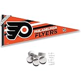 Philadelphia Flyers Pennant Flag and Wall Tack Pads Mounts
