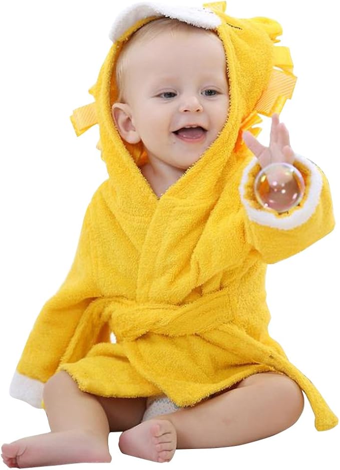 bademantel damen frottee gelb