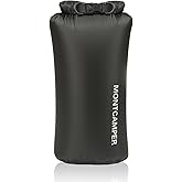 MONTCAMPER Waterproof Dry Bag-Large capacity Storage Sack for Outdoor Adventures-Enhanced 30D Nylon Waterproof Fabric-Float on Water-Keep Luggage Dry and Organized(10L/Black)