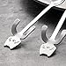 3PCS Hanging Coffee Spoon Stainless Steel Cat Dessert spoon Drink Spoons Mixing Spoon Milkshake Spoon Tableware Kitchen Supplies