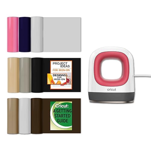 Cricut Easy Press Mini Bundle: Small Heat Press Machine, Mini HTV