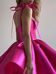 Bddhkw Satin Homecoming Dress Off The Shoulder