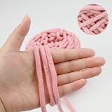 TSLBW Knitting Wool Yarn 4 x 100g Multi-Colored Soft Chunky Chenille view 4