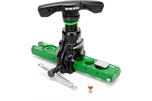 DrewDell HVAC Flaring Tool Kit for 1/4" - 3/4" Copper Pipe Flare Tool 45°Eccentric Single Tubing Flaring Tool for Copper Aluminum Pipes Refrigeration Air Conditioner Repair