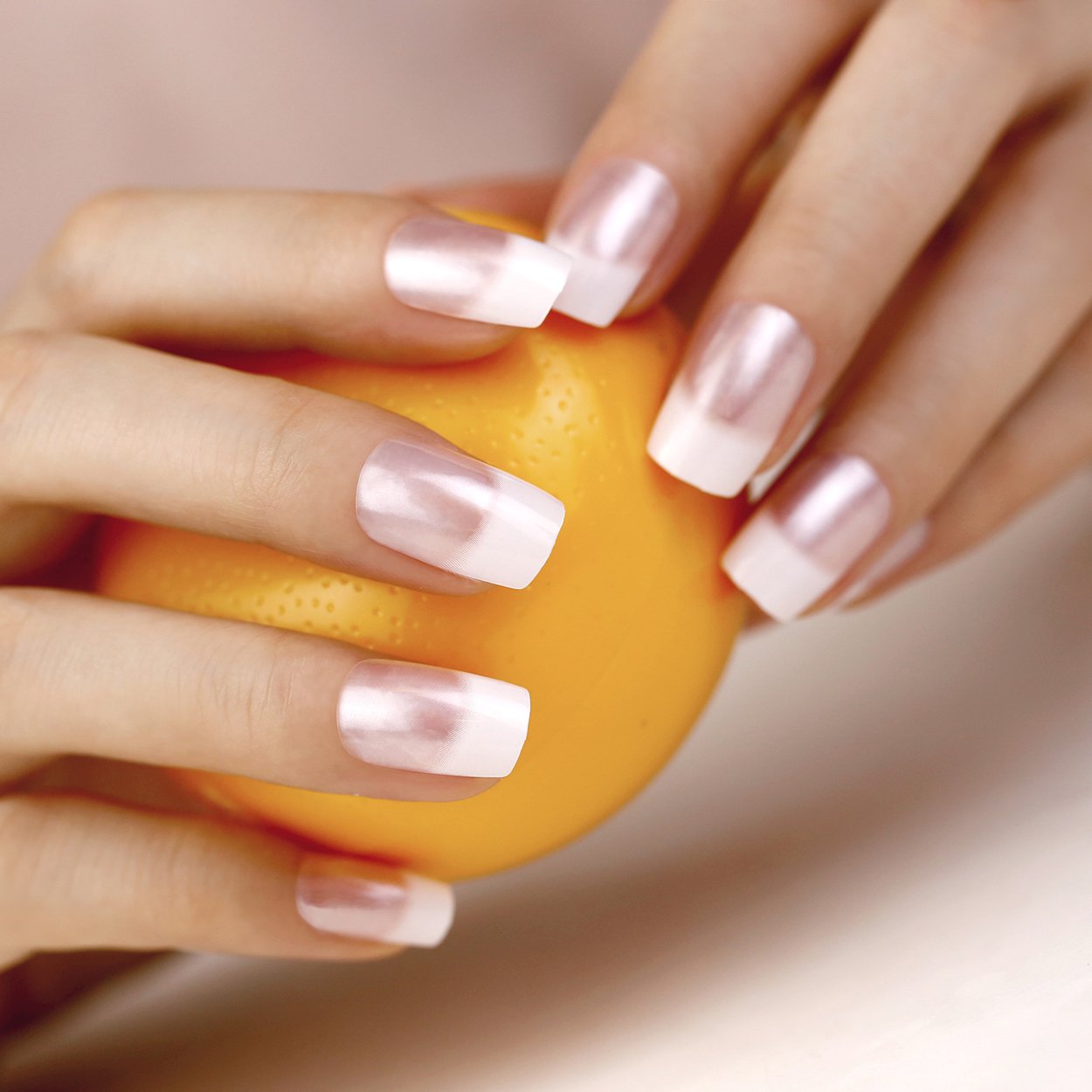 Art Plusフレンチ ロングタイプ ナチュラルカラー B01m0q59ax ネイルグルー4g付き 人気商品 ネイルチップ48枚入り ロングタイプ2セット