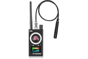 NAVFALCON Hidden Camera Detectors, Anti Spy Camera Finder, GPS Tracker Detector, Hidden Devices Detector for Airbnb, Hotels, Bathroom, Home, Office (Black)