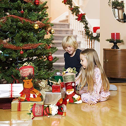 4 Dreampark+Christmas+Stockings+Character+Decorations
