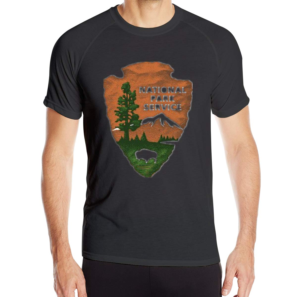  National Park Man Ness Training Round Neck Ts Shirts