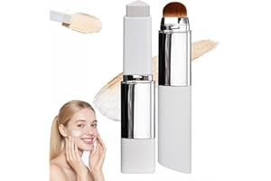 Color Changing Foundation Stick, Blanc Cover Cream Stick V White Medium to Full Coverage Dewy Finish Base Makeup, Korean Colo